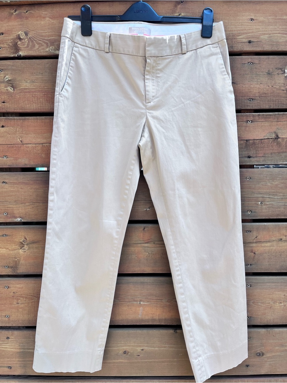 Banana Republic  Hampton Chino Style Pants  Cropped Straight Leg beach cottage